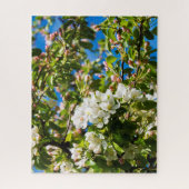 Puzzle Fleurs blanches naturelles (Vertical)