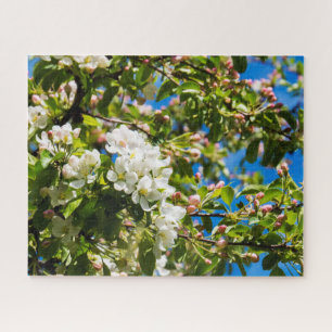 Puzzle Fleurs blanches naturelles