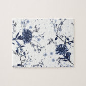 Puzzle Fleurs bleues (Horizontal)