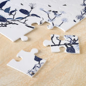 Puzzle Fleurs bleues (Côté)