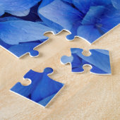 Puzzle Fleurs bleues d'hortensia (Côté)
