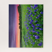 Puzzle Fleurs | Bluebonnets à Sunset Texas (Vertical)