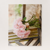 Puzzle Fleurs | Bouquet rose (Vertical)