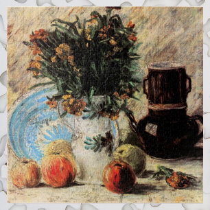 Puzzle Fleurs, Cafetière et Fruits par Vincent van Gogh