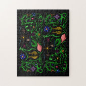 Puzzle Fleurs & Caprices~centralité (Vertical)