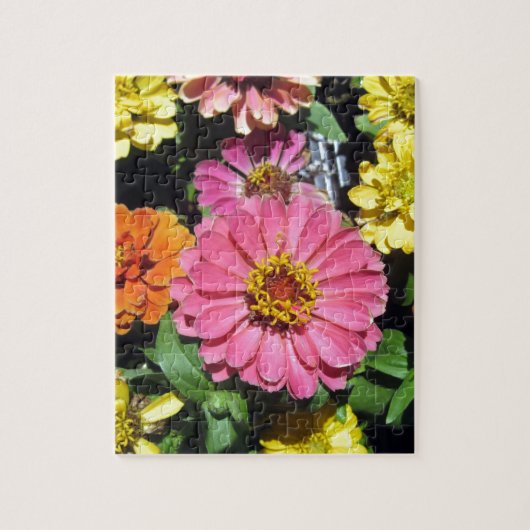 Puzzle Fleurs colorées (Vertical)