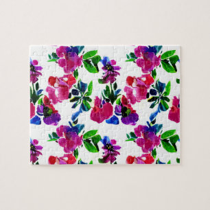 Puzzle Fleurs Colorées