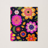 Puzzle Fleurs colorées décoratives Florales (Vertical)