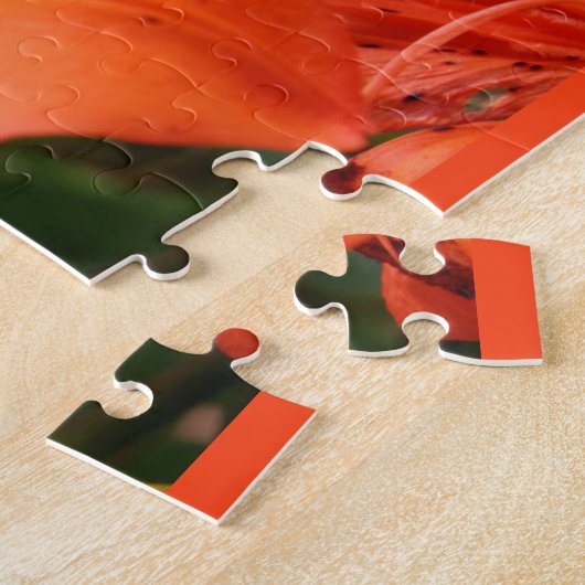 Puzzle [Fleurs colorées] Lily tigre (Côté)