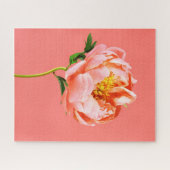 Puzzle Fleurs | Coral Peony Blossom (Horizontal)