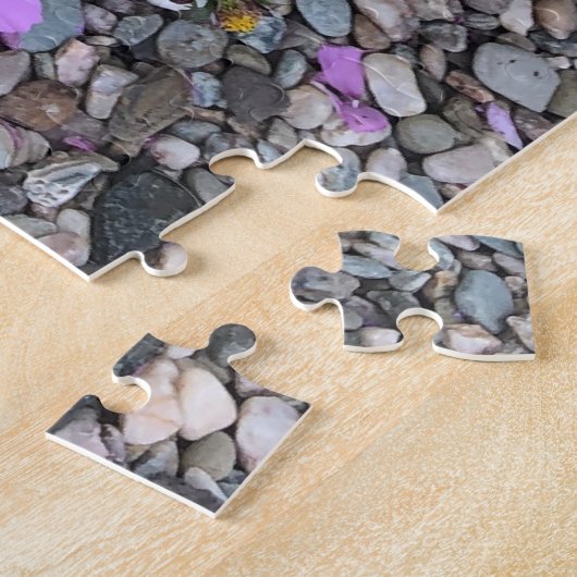 Puzzle Fleurs cosmos avec cailloux Sur un (Côté)