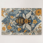 Puzzle Fleurs d'abeilles vintages et sauvages (Horizontal)