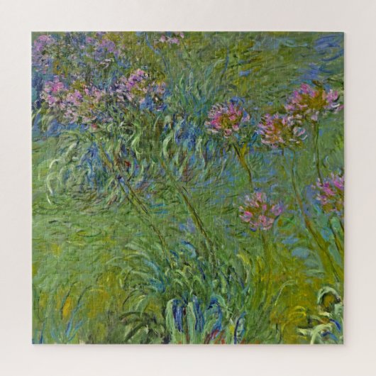 Puzzle Fleurs d'Agapanthus (par Claude Monet) (Vertical)