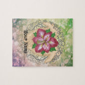 Puzzle Fleurs d'Amaryllis dans les mains (Horizontal)