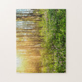 Puzzle Fleurs dans la forêt - (Vertical)