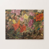 Puzzle Fleurs dans un jardin | Tadeusz Makowski (Horizontal)