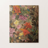 Puzzle Fleurs dans un jardin | Tadeusz Makowski (Vertical)