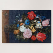 Puzzle Fleurs dans un navire en verre, Jan Brueghel l'Anc (Horizontal)