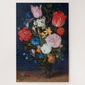 Puzzle Fleurs dans un navire en verre, Jan Brueghel l'Anc (Vertical)