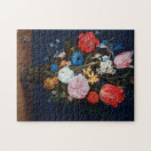 Puzzle Fleurs dans un navire en verre, Jan Brueghel l'Anc (Horizontal)