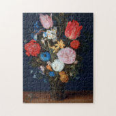 Puzzle Fleurs dans un navire en verre, Jan Brueghel l'Anc (Vertical)