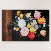Puzzle Fleurs dans un navire en verre, Jan Brueghel le pl (Horizontal)