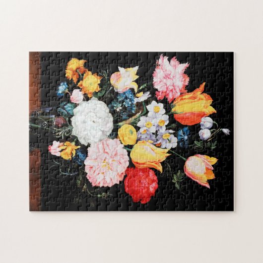 Puzzle Fleurs dans un navire en verre, Jan Brueghel le pl (Horizontal)