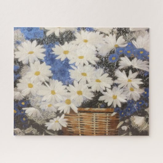 Puzzle Fleurs dans un panier (Horizontal)