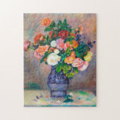 Puzzle Fleurs dans un tableau Vase Pierre Auguste Renoir (Vertical)