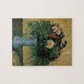 Puzzle Fleurs dans un Vase Bleu par Paul Cezanne Art Vint (Horizontal)