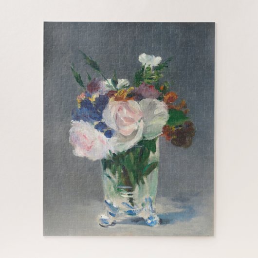 Puzzle Fleurs dans un Vase de cristal Manet Impressionnis (Vertical)
