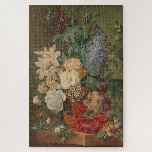 Puzzle Fleurs dans un Vase en terre cuite Hollandais enco (Vertical)