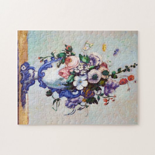 Puzzle Fleurs dans un Vase Rococo, Paul Cezanne (Horizontal)