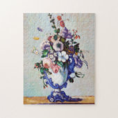 Puzzle Fleurs dans un Vase Rococo, Paul Cezanne (Vertical)