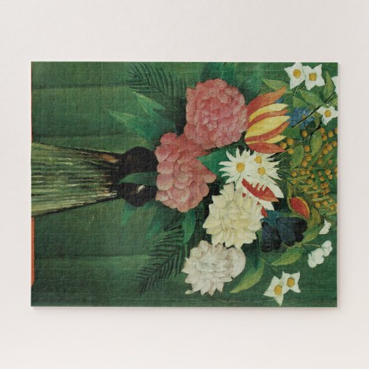 Puzzle Fleurs dans un vase vert (Horizontal)