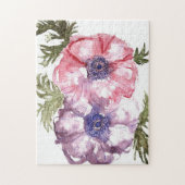 Puzzle Fleurs d'aquarelle (Vertical)