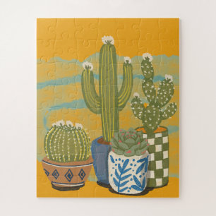 Puzzle Fleurs de cactus vintage