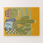Puzzle Fleurs de cactus vintage (Horizontal)