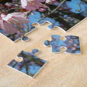 Puzzle Fleurs de cerisier et fleurs de printemps roses d' (Côté)