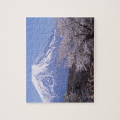Puzzle Fleurs de cerisier et mont Fuji (Vertical)