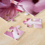 Puzzle Fleurs de cerisier Sakura embrassées par la lumièr (Côté)