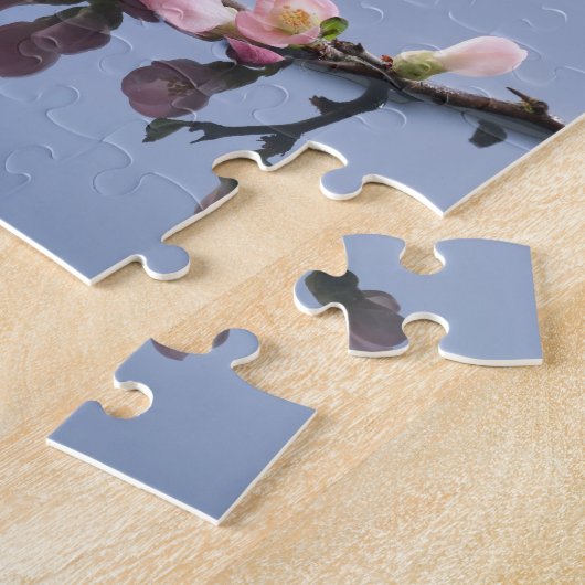 Puzzle Fleurs de cerisier sur l'eau (Côté)