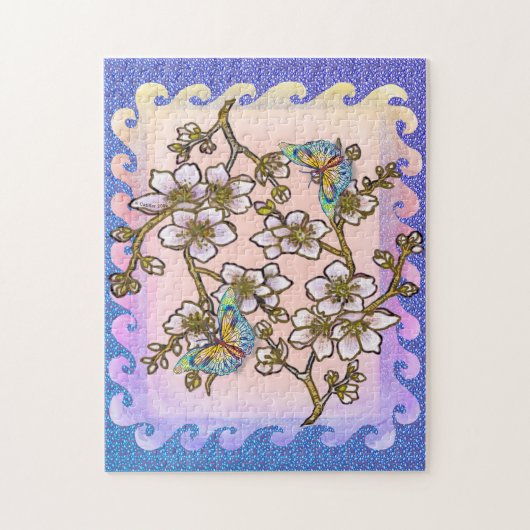 Puzzle Fleurs de cerisiers (Vertical)