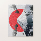 Puzzle Fleurs de cerisiers Mont Fuji Japon (Vertical)
