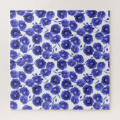 Puzzle Fleurs de champ aquarelle : Papier peint botanique (Horizontal)