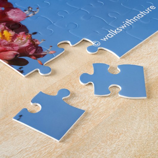 Puzzle Fleurs de châtaigniers de Cheval Rose (Côté)