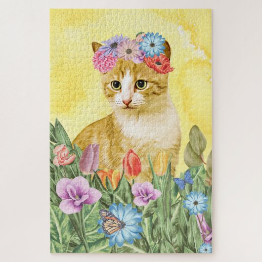 Puzzle Fleurs de chats (Vertical)