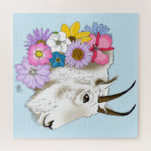 Puzzle Fleurs de chèvre de montagne (Horizontal)