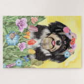 Puzzle Fleurs de chiens Havanais (Horizontal)