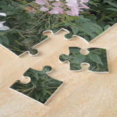 Puzzle Fleurs de Clé rose et blanc (Côté)